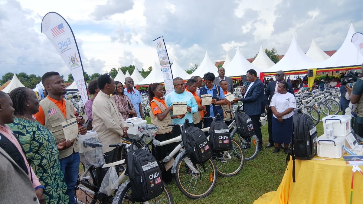Passout of CHEWS in Iganga dstrict at the world malaria day 24th April 2026