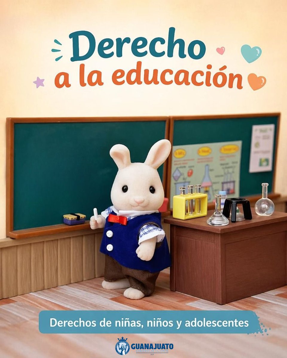 difgente's tweet photo. Oye, pssst pssst 🗣️

Las niñas, niños y adolescentes tienen derecho a la educación y te explicamos con ternurines. 🐹🐰

#DIFerenteParaLaGente https://t.co/VMAONn9UBk