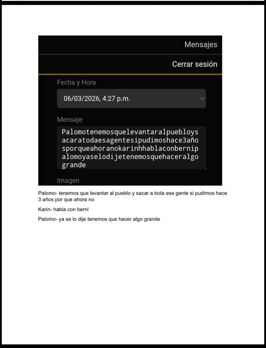 INFORMACIÓN RELACIONADA A DIPUTADOS EN CONTRA DE LA EMBAJADA DE LOS EEUU.

Como se los prometí, aquí les comparto un intercambio de mensajes en donde se logra demostrar la corrupción dentro del congreso con actores civiles aliados a Bernardo Arévalo y su clica de aliados.

Entre