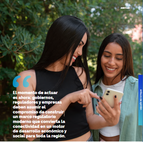 asiet_lat's tweet photo. 📖 + 🔖 Lectura recomendada en #MagazineASIET
"Conectividad sostenible: una agenda regulatoria para maximizar la compartición de infraestructura en América Latina"
Excelente artículo de Claudina García, VP de Asuntos Públicos y Regulatorios para América Latina, @AmericanTowerUS.
Un llamado a construir un marco regulatorio moderno que convierta la conectividad en un motor de desarrollo económico y social para toda la región.
🔗 Lee la nota completa en: https://t.co/EPNjf4XK2U