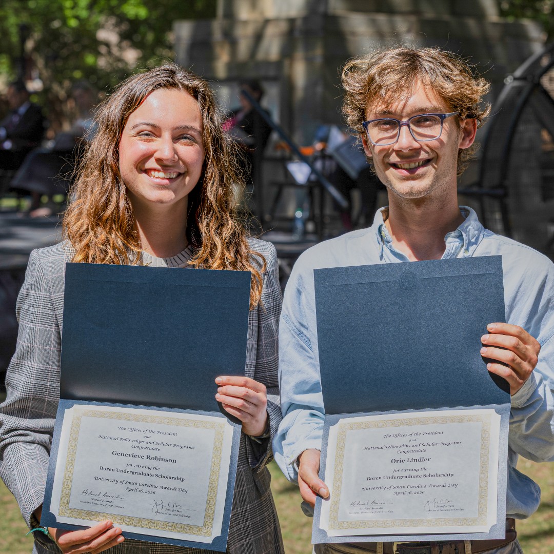 UofSC National Fellowships tweet media