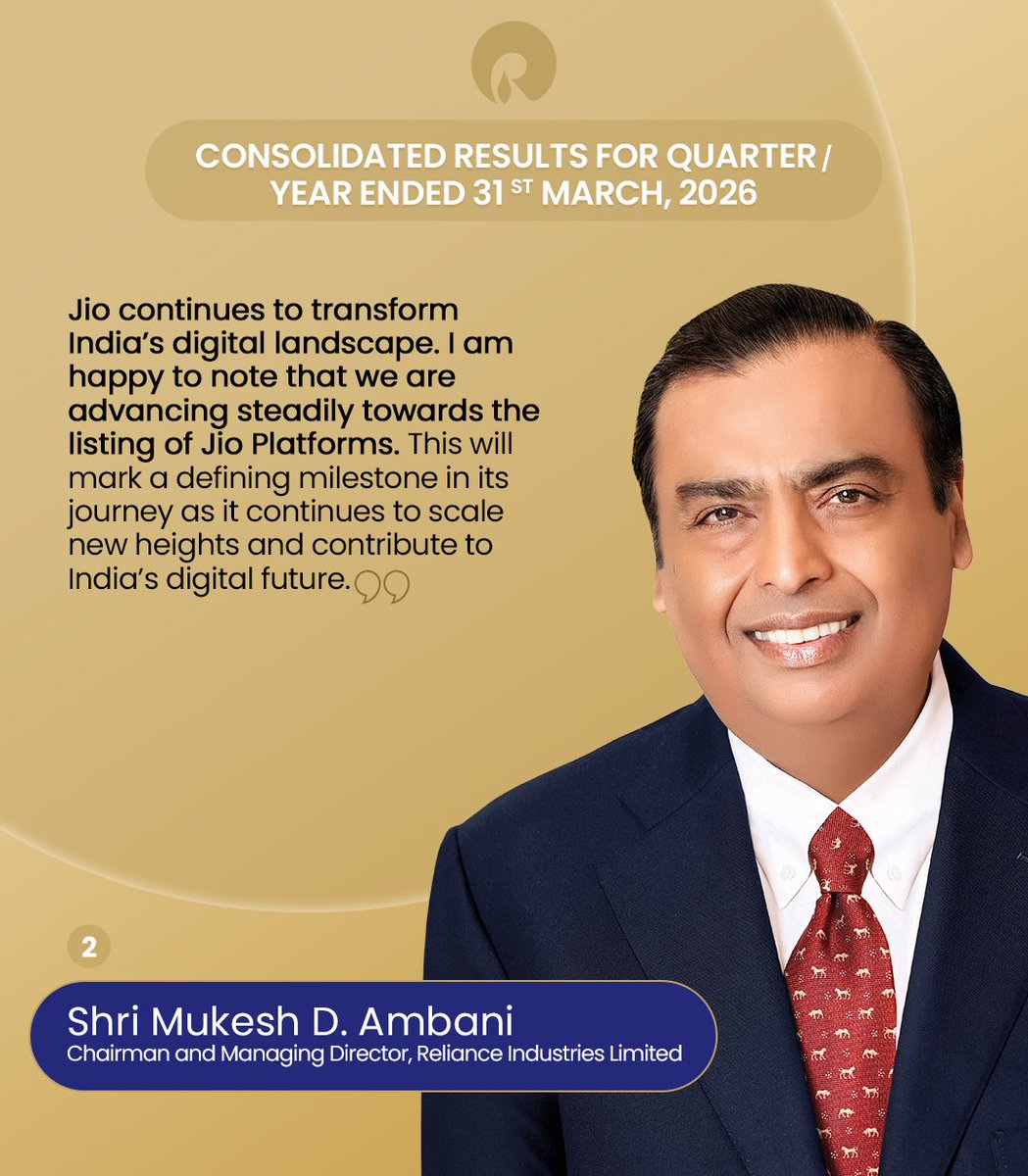 Reliance Industries Limited tweet media