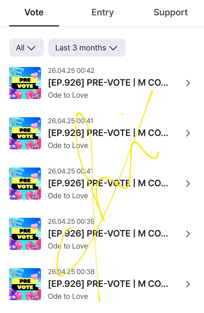 pls vote for ode to love in mnet plus app! 🙏🏻