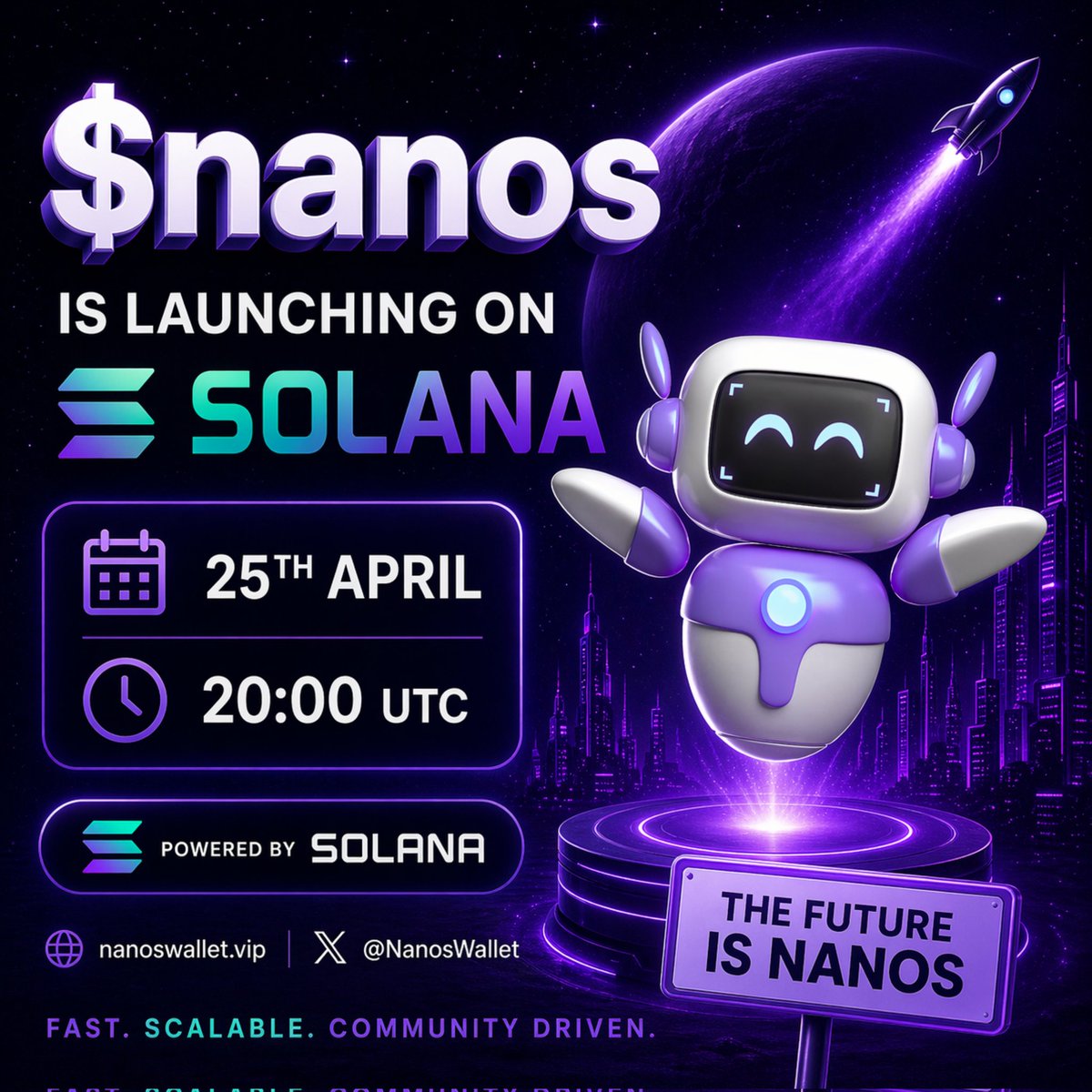 Some people wait for hype…
Others move before it starts 👀
$NANOS launching tomorrow 🚀
<a href="/NanosWallet/">Nanos</a> 👉 nanoswallet.vip