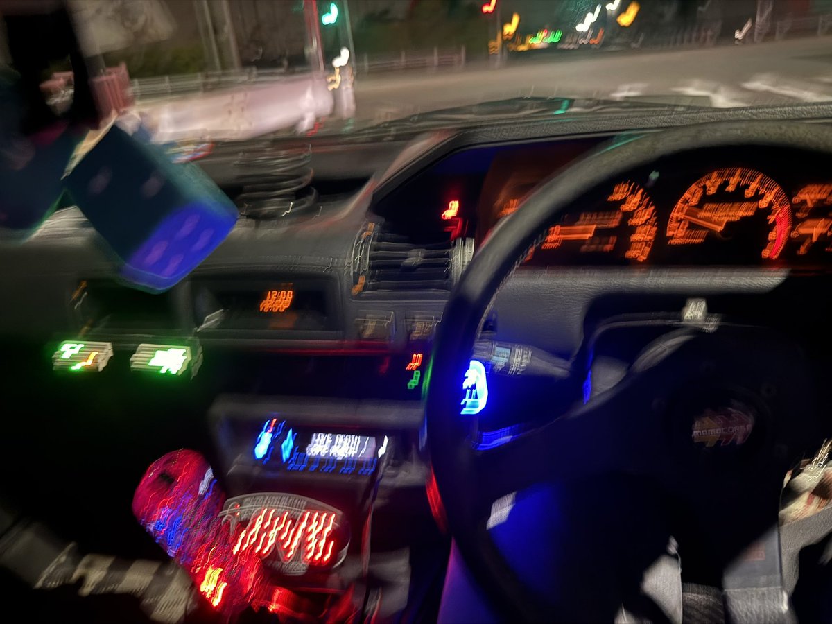 rau_nyan44's tweet image. 夜の車内はエモいね

 #Silvia  #jdm