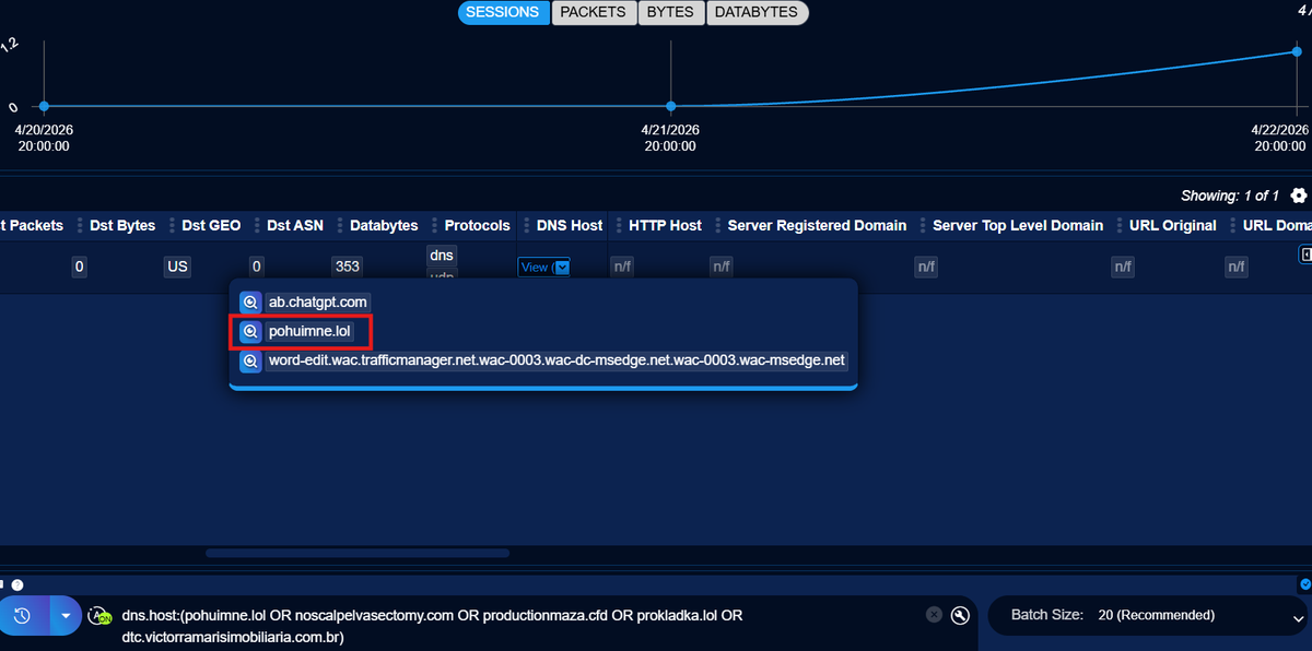 packetwatch's tweet photo. PacketWatch's #TeamSixty43 has detected a new #ClickFix campaign. This campaign lures victims in with a #FakeCaptcha to solve that tricks the user into running a malicious PowerShell script that installs #Vidar Stealer onto the victim's machine.

Below is a list of #IOCs our team has recovered from these incidents. It is recommended to block these domains.

If you are a #PacketWatch client, rest assured that our threat hunt team has run hunts to identify any sign of this campaign in your environment.

+++ IOCs +++

FakeCaptcha > Vidar

Windows Terminal > PowerShell > [random characters].exe

pohuimne[.]lol (payload)
noscalpelvasectomy[.]com (FakeCaptcha)
productionmaza[.]cfd (C2)
prokladka[.]lol (payload)
dtc.victorramarisimobiliaria[.]com[.]br (C2)

+++

#threathunting #dfir #cybersurity #informationsecurity #threatintelligence