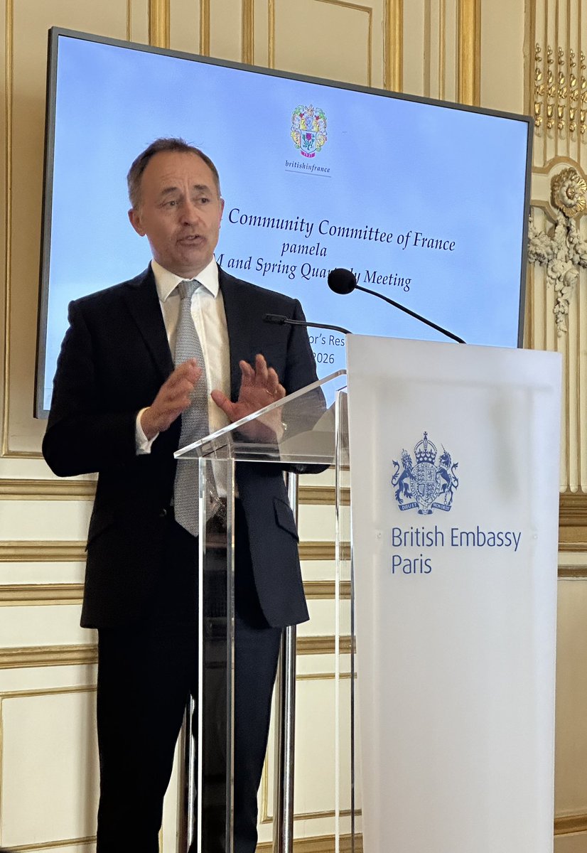 British_France's tweet photo. Fantastic AGM &amp; garden party at #British Ambassador’s Residence #Paris @UKinFrance @BritishinFrance huge thanks to His Majesty’s Ambassador Sir @TomDrewUK for his warm welcome &amp; extraordinary hospitality! @fbcci @francobritish @fr_British @SimpkinAndrew @RSStGeorge @PoppyLegion https://t.co/KVil6VZKbA