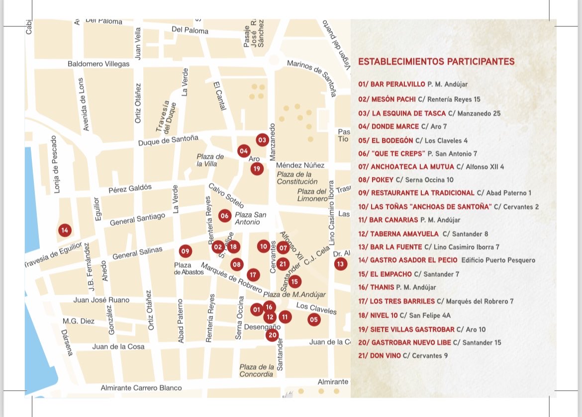 FeriaAnchoaCant's tweet photo. 🍢 ¡Ya se conocen los establecimientos participantes en la IV Ruta de la Gilda de Santoña!

📍 Del 24 de abril al 3 de mayo recorre Santoña y disfruta de las mejores gildas en bares y restaurantes de la villa.

@sabeanorte @cantabriaes  #FeriaAnchoa2026 #CantabriaInfinita #ODECA https://t.co/aUnkKjPC8E