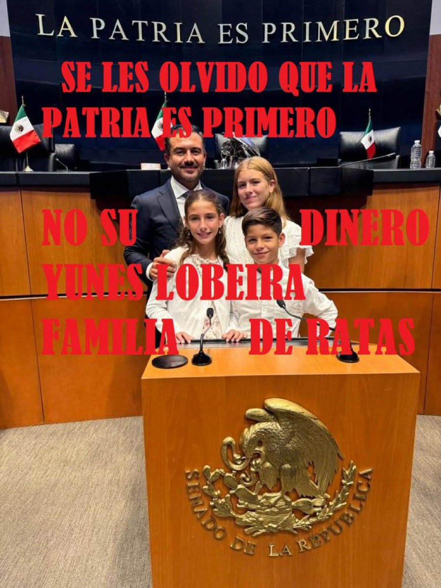 <a href="/enriquemunozFM/">Enrique Muñoz</a> Familia de bastardos-  pederastas- traidores - oportunistas - miserables - sin valores 🐀 

Tod@s deberían estar en la cárcel no viviendo del erario usurpando puestos a cambio de traiciones 

<a href="/patricialobeira/">Paty Lobeira</a> 

<a href="/MYunesMarquez/">Miguel Ángel Yunes Márquez</a> 

<a href="/YoconYunes/">Miguel Ángel Yunes</a> 

<a href="/FYunesMarquez/">Fernando Yunes</a> 

OMAR YUNES