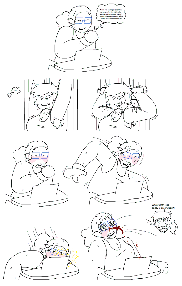 Bellbury goes to the gym (they're friends here) #OCart #IMYiaDO