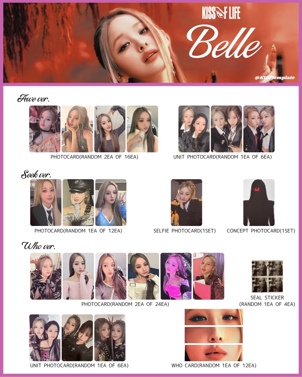KISS OF LIFE template on X: 