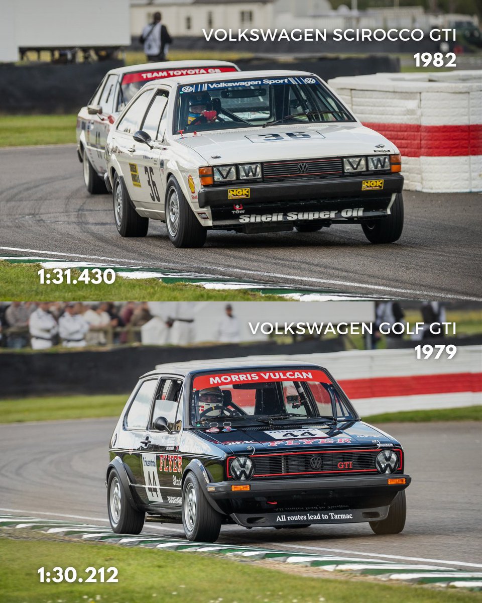 It was battle of the Dubs in the Win Percy Trophy last weekend, with the Scirocco and the Golf chalking up some pretty impressive racing lap times between them. Which German machine were you rooting for? #Volkswagen