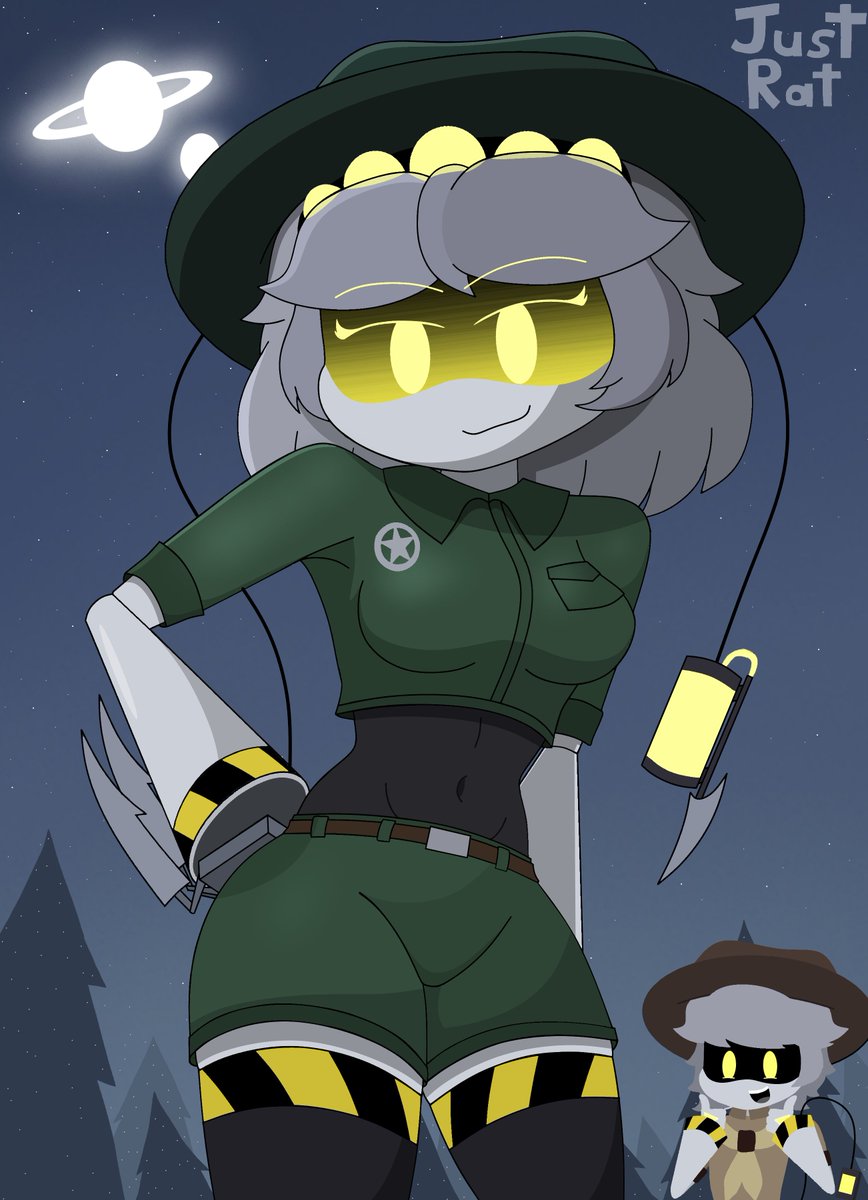 TheRatMaster420's tweet image. Camper V

Never drawn her in the camp outfit before, turned out pretty good to me 
#MurderDrones #SerialDesignationV #eNVy
