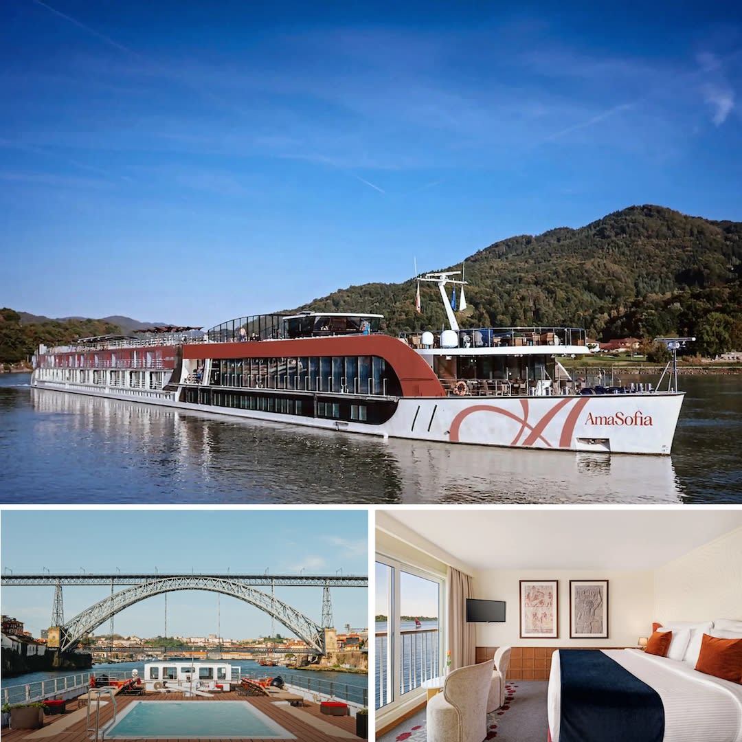 JinkyBy2672's tweet image. Set sail on the Rhine &amp;amp; Danube aboard AmaSofia! 🚢 Twin-balcony staterooms, award-winning cuisine, swim-up cocktails &amp;amp; immersive excursions await. Reserve your place aboard AmaSofia today! (239) 483-6585

#ExploreTheWorld #FamilyTravel #TravelGoals