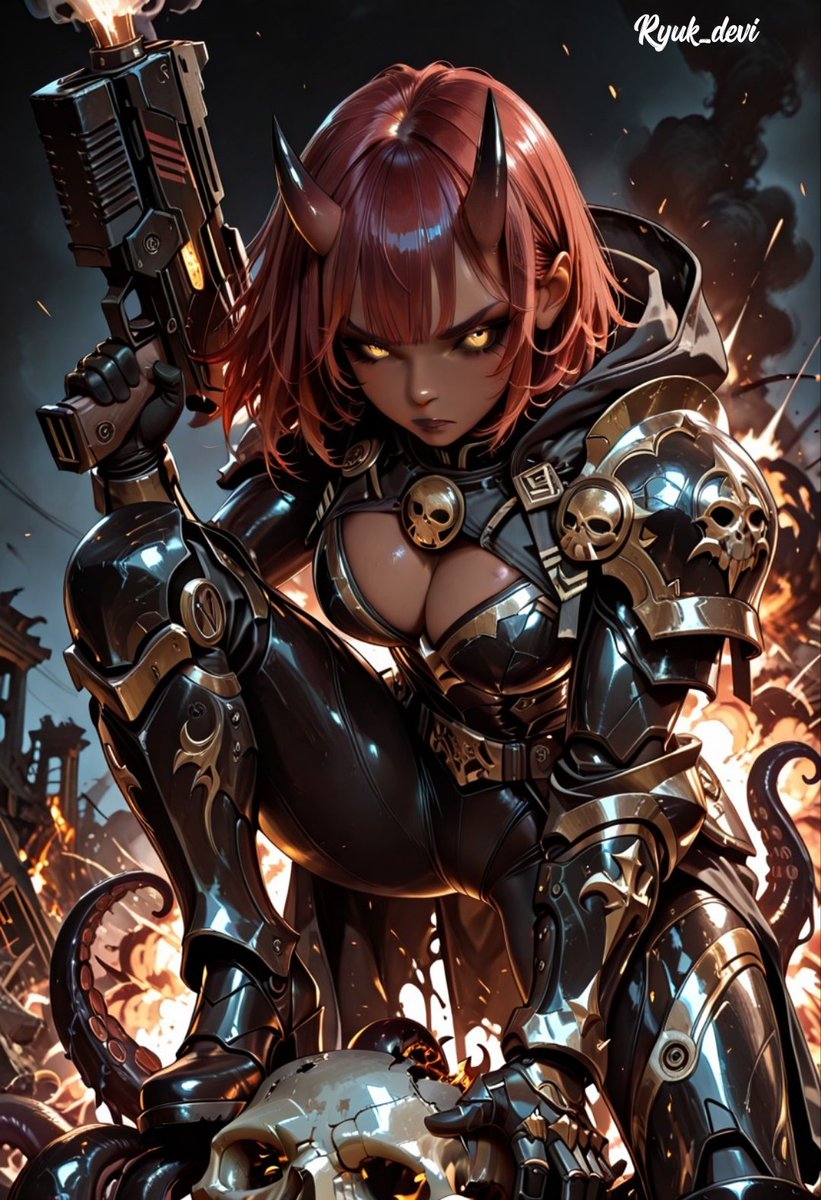 RyukDeviAI's tweet photo. Bounty Time

If I have a goal, I will hunt it relentlessly. 

TFTT @zumu_croz 

Hunt with us @IrrealAI ,@OverfiendAI ,@RedPlanetWoman and @TheDemonChicken 

#BountyHunter #AIart️️️️️️️️️️️️️️️️️️️️️️️️️️️️️️️️️️️️️️️️️️️️️️️️️️️ #OniOfTheDay #OC