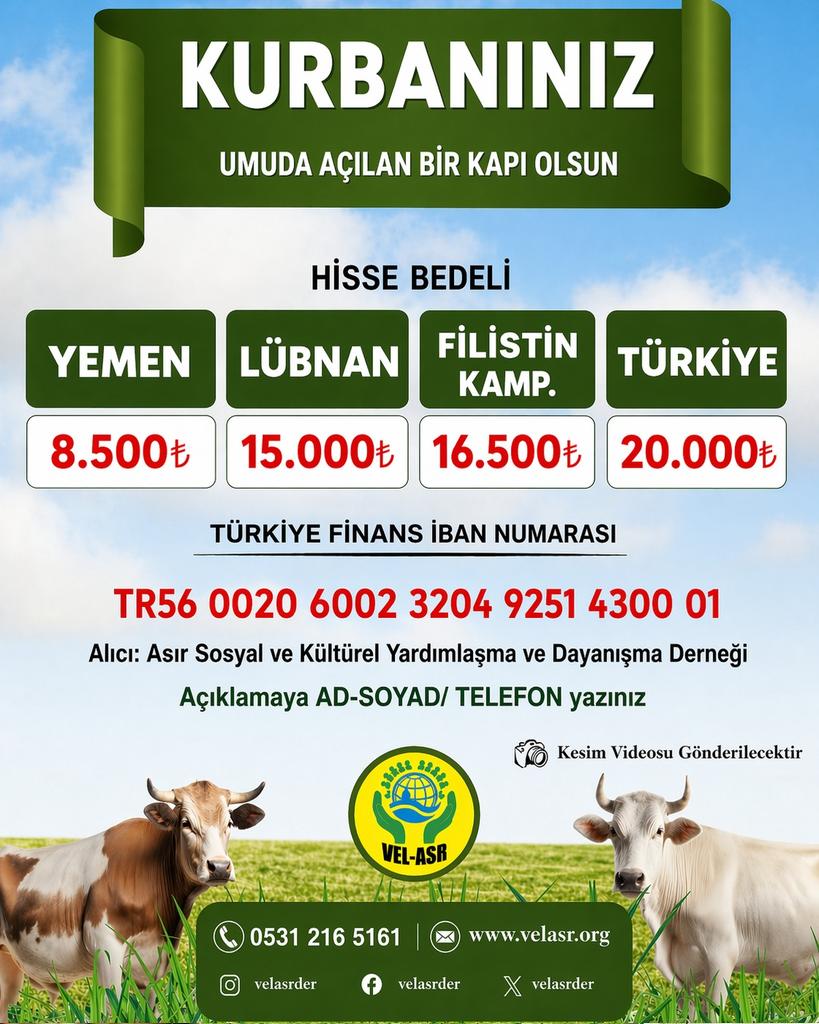 Medya gücümüz ağırlıklı olarak sosyal medya ağlarıyla sınırlı. Bu nedenle tüm kardeşlerimizden ricamız, hazırladığımız afişi mümkün olan her platformda paylaşmalarıdır.
Özellikle Lübnan’da yaşanan saldırılar nedeniyle 1 milyondan fazla insan yerinden edilmiş durumda. Bu sebeple