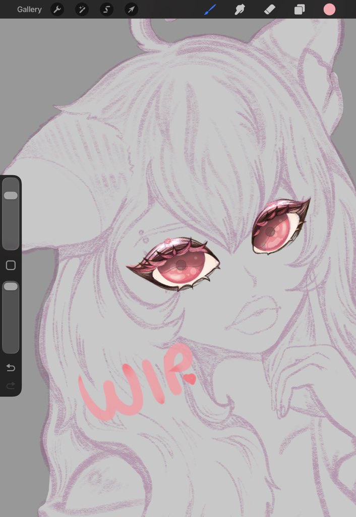 evershaes's tweet photo. Current Mood? #WIP lashes render and sipping coffee☕️💕

How’s your friday going so far? (˶' ꒳ '˶)

#sketch #commission https://t.co/bjsX6MfjRE