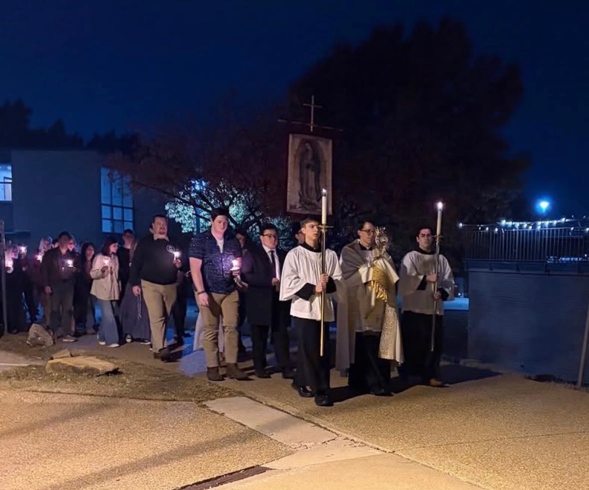 UofDallas's tweet image. Year one. Ranked No. 1 in Texas. The UDallas Knights of Columbus (@kofc) Council hit 580% of the statewide growth target in its very first year. 'What we have built is only the beginning,' said Grand Knight Vincent Pavese '27.

#UDallas #KnightsOfColumbus #CatholicEducation