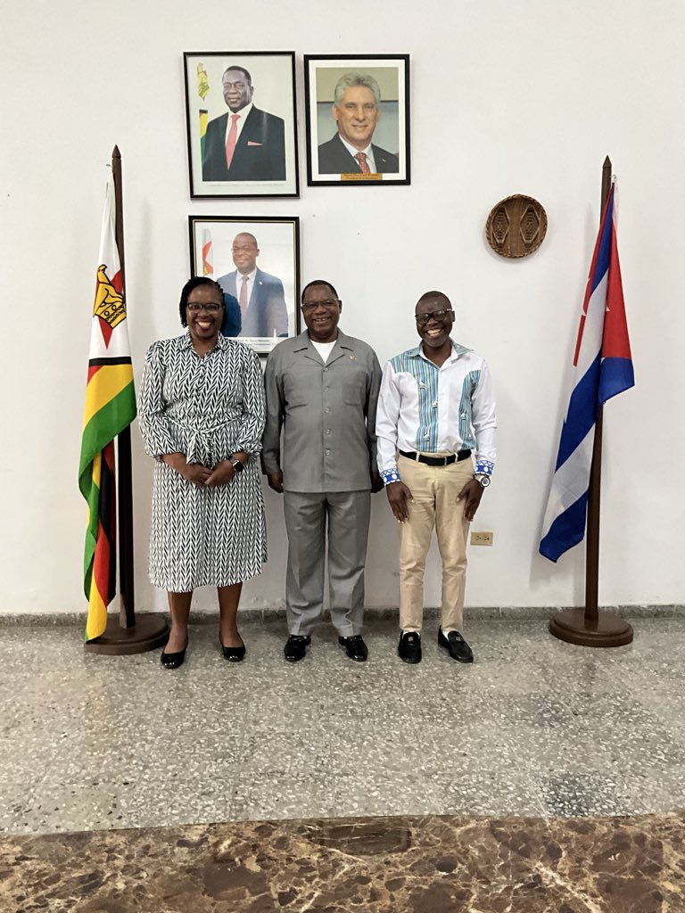 Embassy of the Republic of Zimbabwe in Cuba tweet media