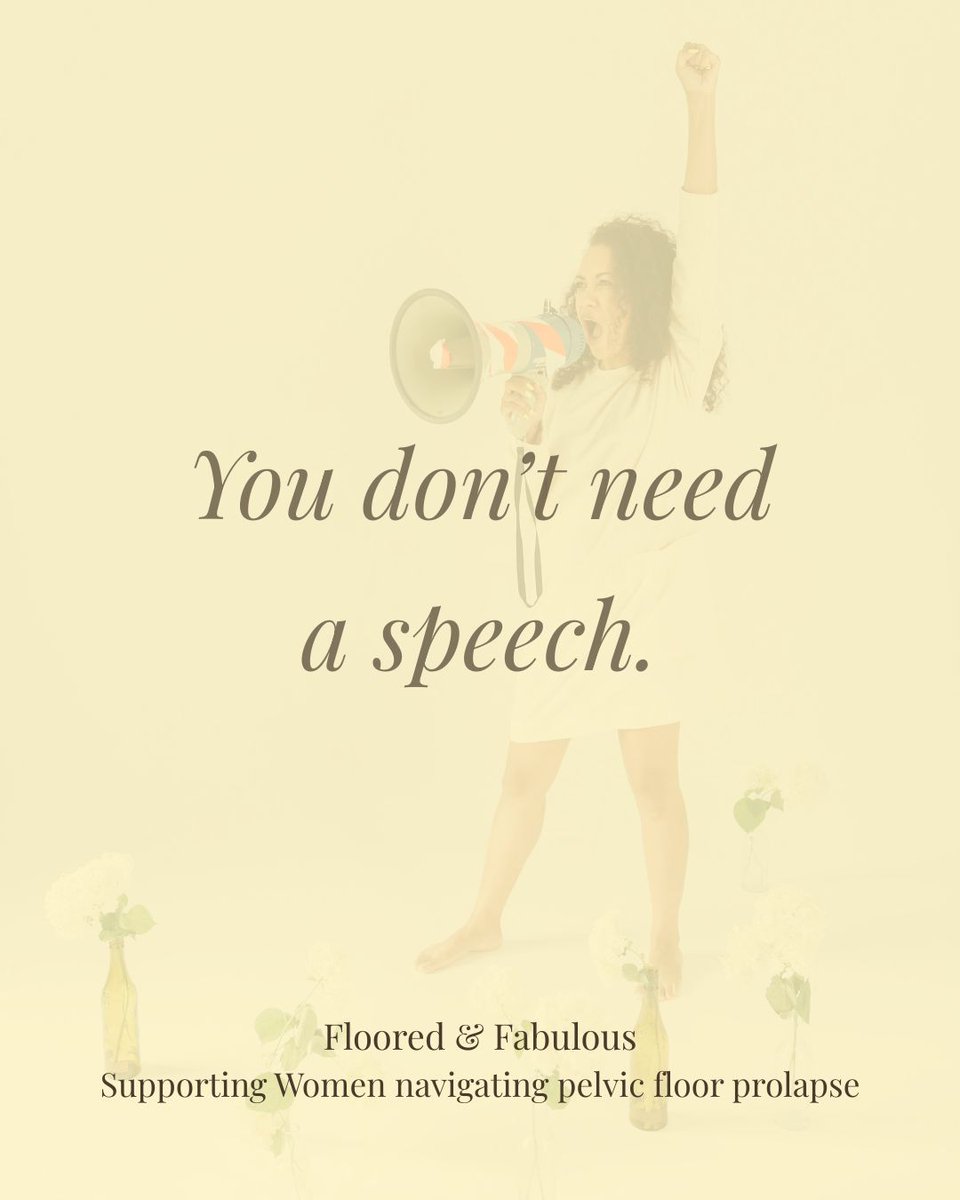 FlooredFab's tweet image. Strength doesn’t always look bold. Sometimes it looks steady.Pelvicfloor
#Prolapse
#Emotionalwellbeing
#Womenshealth
#Womenswellness