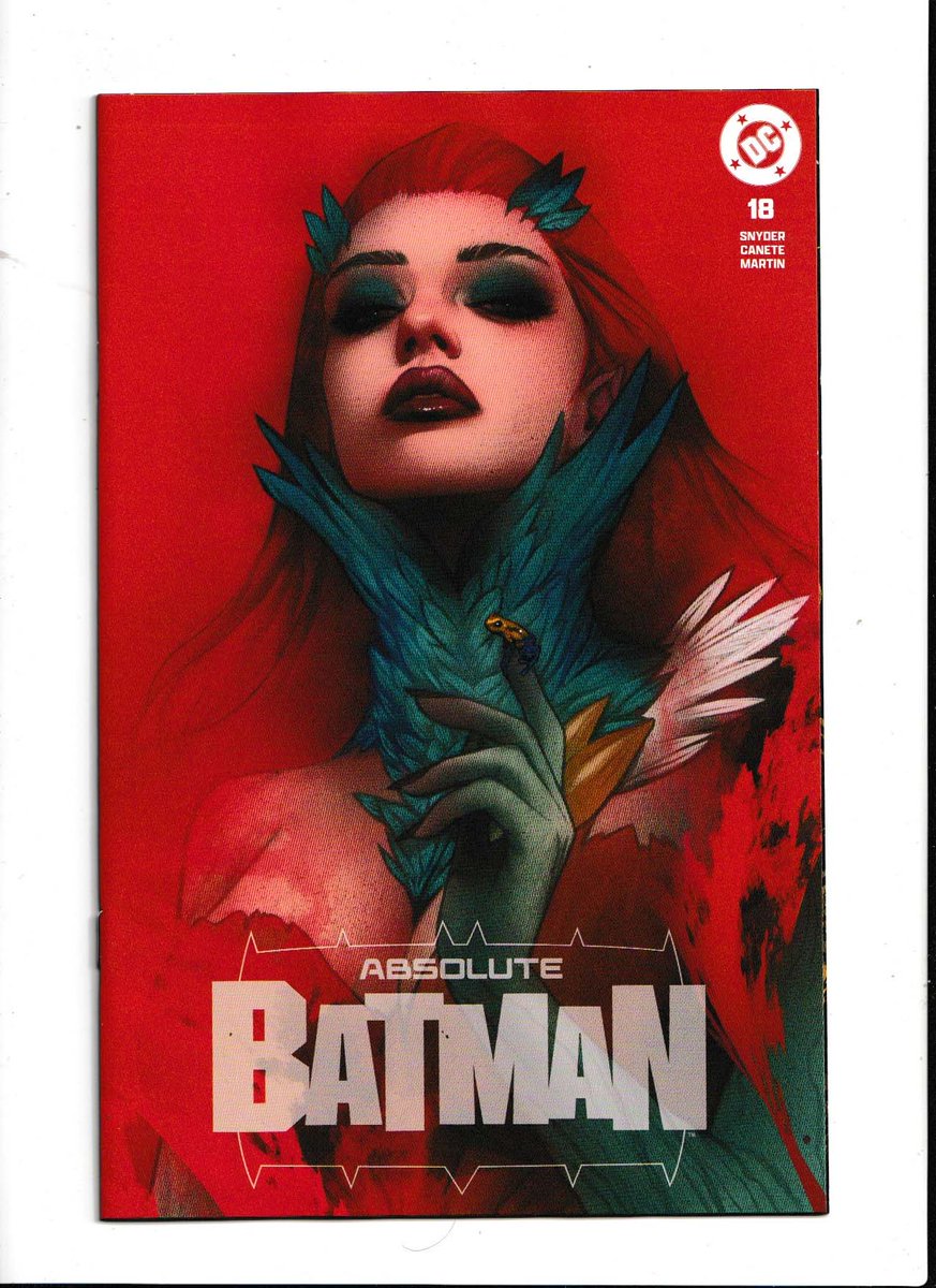 MakeMyComicRare's tweet photo. #AbsoluteBatman #18 (2026) #BenOliver #PoisonIvyExclusiveVariantLTD2000, #ScottSnyder Writer, #EricCanete Artist, Introduction of the #CourtofOwls "The Seventh Kingdom, Part 2" ABSOLUTE IVY'S TENDRILS CONTINUE TO INFECT GOTHAM CITY! After the explosive reveal ending last issue, and #Batman continues to fight Poison Ivy's mutated monsters and winds up uncovering an even more gruesome horror that has embedded itself in the city's very foundations. All while the Joker's machinations start to coalesce in a partnership with a new ally. The comic book is in 9.8 Near Mint/Mint condition.  Brand New & Never Read or Opened. All comics are shipped in a bag, back board, with a tracking number, and in a heavy duty shipping material! https://t.co/WU30RScgmL @rarecomicbooks Website Link In Bio Page If Applicable. SAVE ON SHIPPING COST - NOW AVAILABLE FOR LOCAL PICK UP IN DELTONA, FLORIDA #DCComics #DCU #DCUniverse #KeyIssue #KeyComics #FirstAppearances #1stAppearance #RareComicBooks #KeyComics #RareComics #Action #Adventure #Superheroes #ClassicComics #VintageComicBooks #OldComics