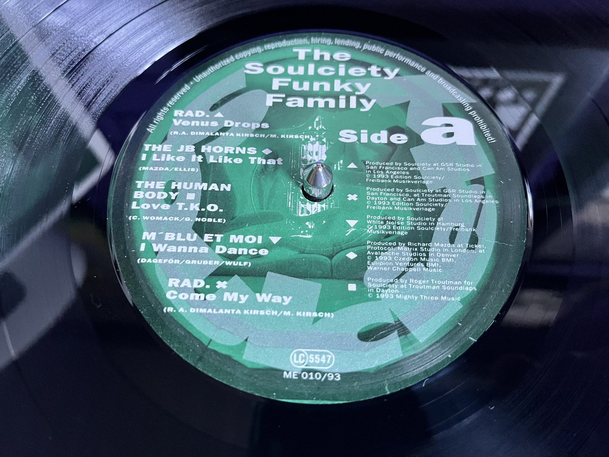 DonQuichotte69's tweet image. #plaatvandedag The Soulciety Funky Family (1993) #vinylcollection #nowspinningonvinyl #90smusic