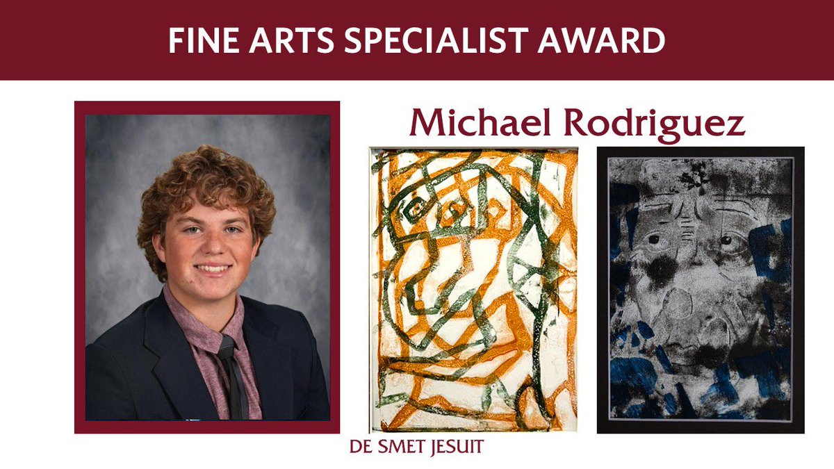 DeSmetJesuitHS's tweet image. Congratulations to our #Spartan Artists on receiving awards for their great works this year #AMDG #DSJAwards2026