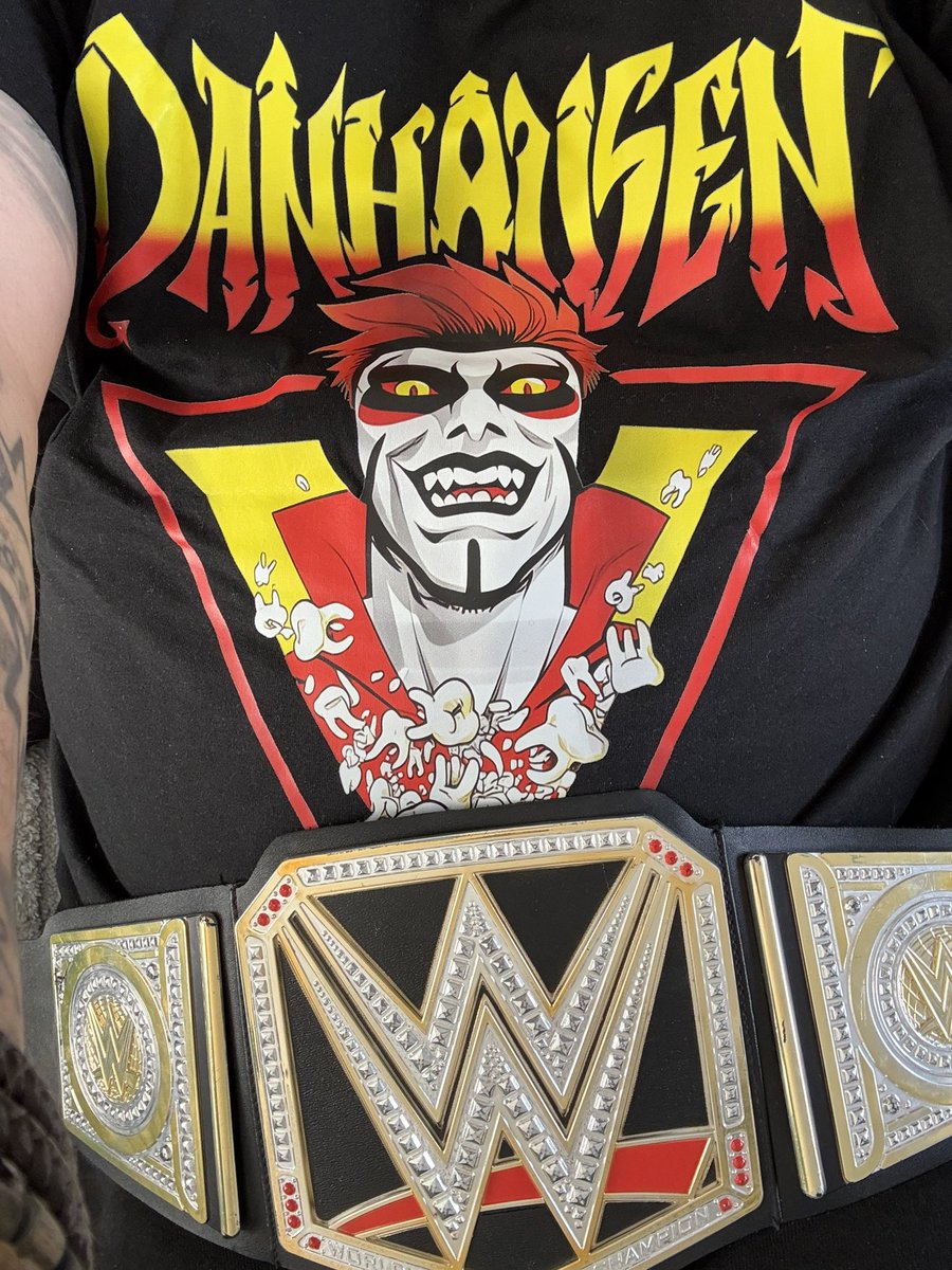 JustGG11's tweet photo. The future ….. Mark My Words #Champhausen #VeryNiceVeryEvil @DanhausenAD @WWE https://t.co/RviAo3ZQxt