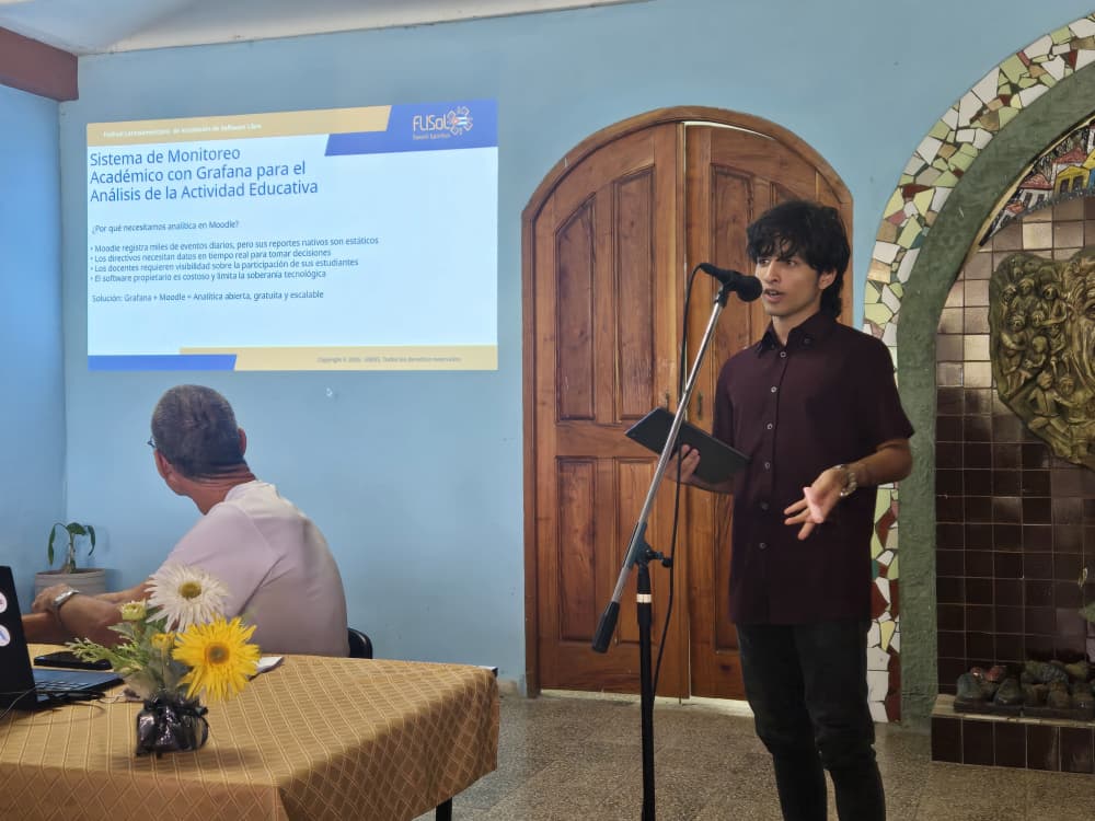 UnissJMarti's tweet photo. La Facultad de Ciencias Técnicas y Económicas de la @UnissJMarti acoge este viernes a los participantes en el #FliSolSanctiSpíritus convocado por la #ComunidadLinuxCuba #UnissNosUne @CubaMES @Ariadnavr2019 @DeivyPrezMartn1 @AlexisLorente74 @AxValdesG @DeivyPrezMartn1 @Edelvy5 https://t.co/G149qpIRhN