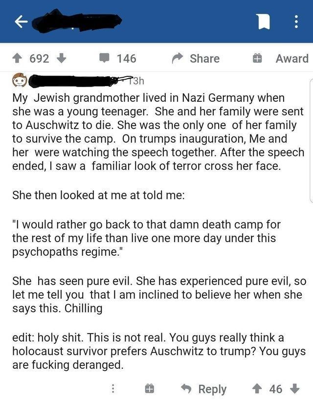 Reddit Lies tweet media