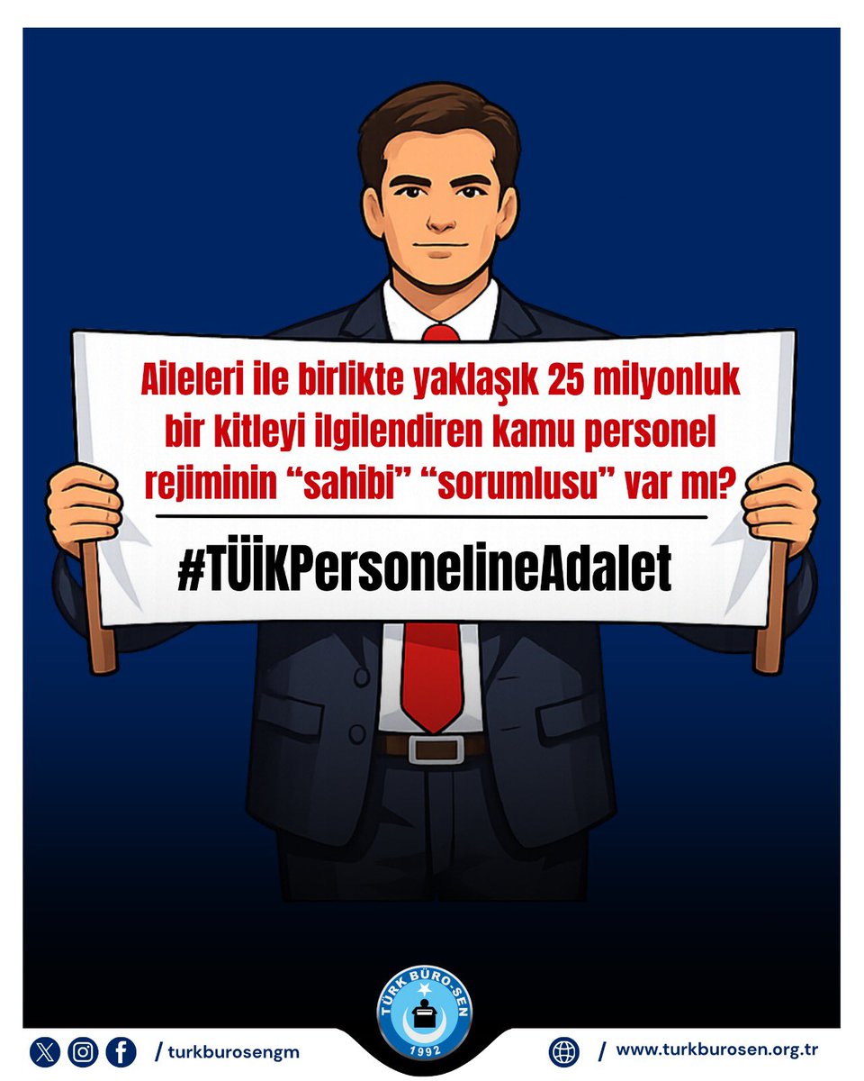 zonguldakturkb1's tweet photo. #TÜİKPersonelineAdalet https://t.co/qLDM9AbK7g