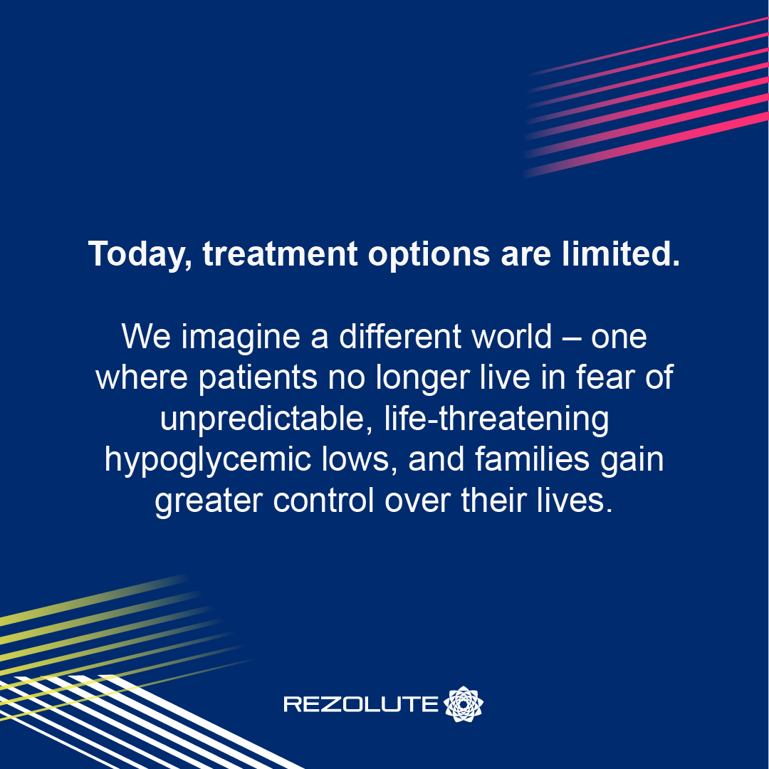 rezolutebio's tweet photo. Tumor #hyperinsulinism means living in fear of the next unpredictable, life-threatening hypoglycemic episode.

At Rezolute, we're working to develop a safe, effective therapy for patients, because everyone deserves a life that isn’t defined by fear.

More: https://t.co/UinxhNn6Kx https://t.co/vgelSQFx5e