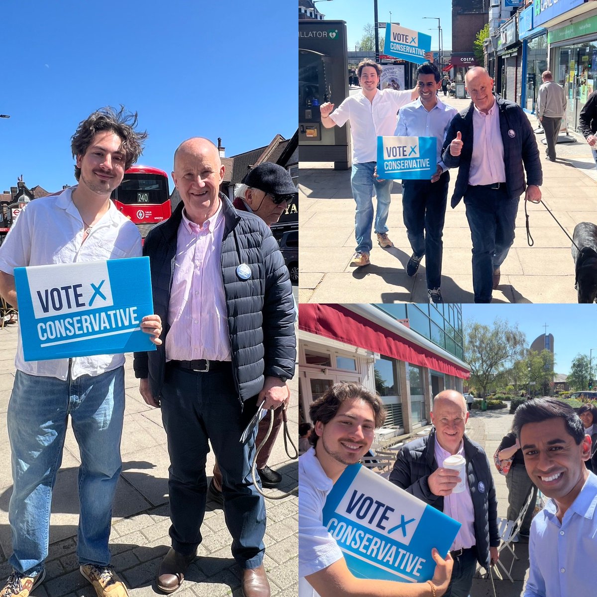 BarnetTories's tweet photo. Out in #millhill with Conservative Party Chairman @kevinhollinrake supporting our brilliant local candidates. https://t.co/PGDgfpa6rm