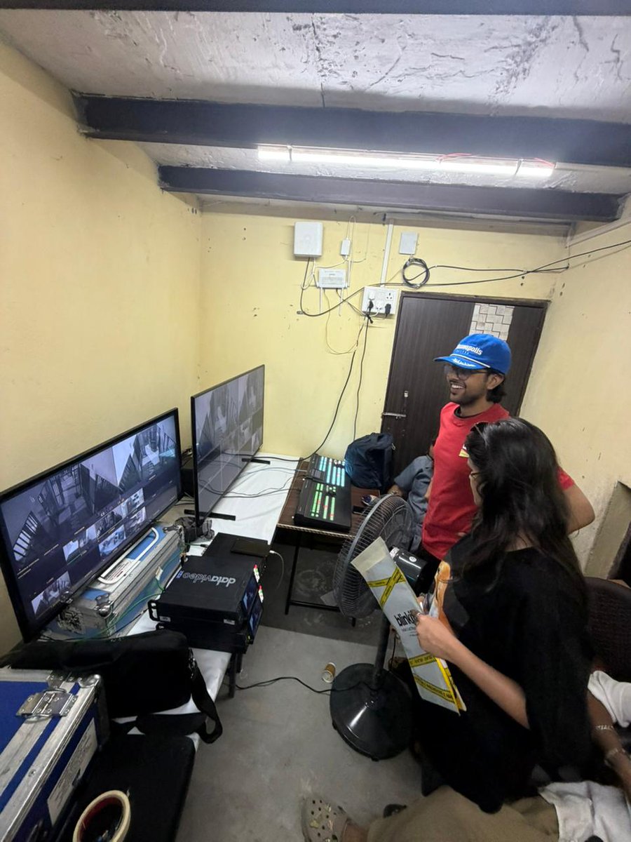 kandbhakt's tweet photo. 🚨 EXCLUSIVE: Prison Stream setup revealed.

Indian streamer @Rachitroo  prepares for his biggest stream yet on April 25, featuring a full prison-style setup.

Cameras, control room and cells already in place.

This is different. https://t.co/zkm8pcMGu9