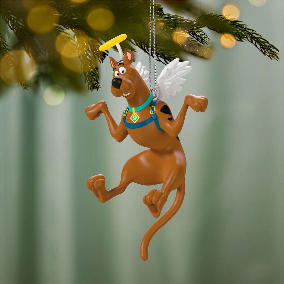 ScoobyandCam's tweet image. 🎄🐾 Scooby-Doo has a message for Santa… he’s been a VERY good doggie! 👼

Grab the 2026 “I’ve Been Good This Year” ornament from Hallmark featuring Scooby-Doo in angel wings &amp;amp; halo!

🗓️ Drops Oct 10, 2026

#ScoobyDoo #Hallmark #Christmas2026 @Hallmark
