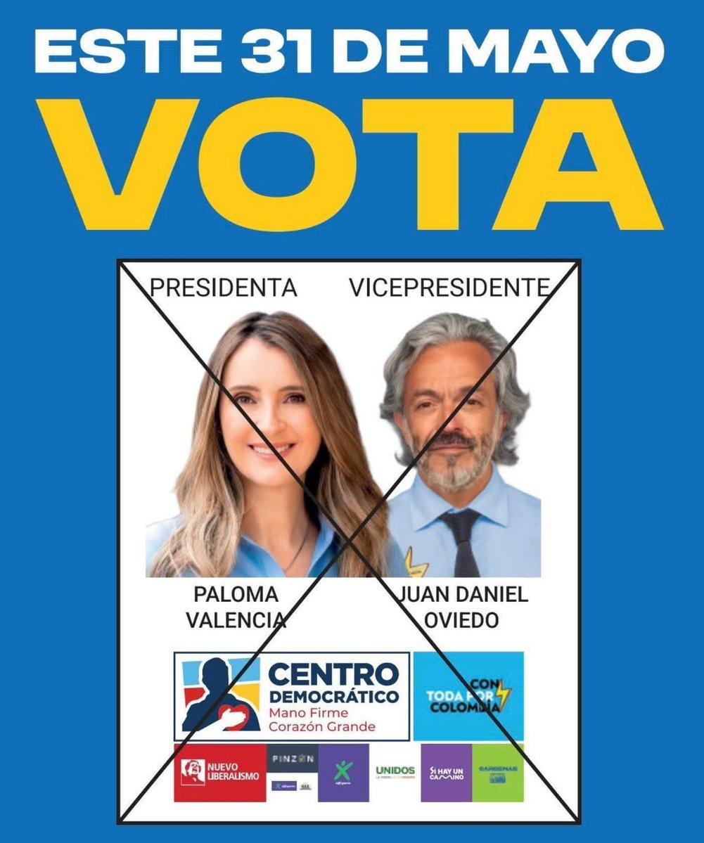 Hoy el <a href="/NvLiberalismo/">Nuevo Liberalismo</a> presente acompañando a nuestra próxima presidenta <a href="/PalomaValenciaL/">Paloma Valencia L</a> en #Cartagena en el #CartagenaTieneVozDeMujer #SomosNuevoLiberalismo <a href="/JDOviedoAr/">Juan Daniel Oviedo</a> <a href="/juanmanuelgalan/">Juan Manuel Galán</a> <a href="/YulyBaronV/">YULY BARON</a> <a href="/lozano_revollo/">Carolina Lozano Benito Revollo</a> <a href="/OscarRRojasP/">Óscar Raúl</a>
