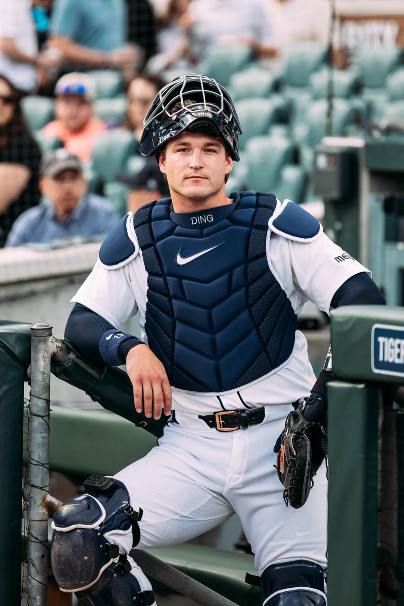 Dillon Dingler is the first catcher in Tigers history to reach 19 RBI before the end of April.

On top of Gold Glove-caliber defense, he leads AL catchers in RBI while ranking 3rd in OPS (.854), 3rd in SLG (.513), and 4th in OBP (.341).

#DNMW