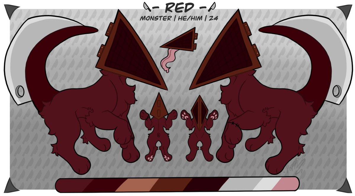 _Poppln_'s tweet photo. @p0nyphobic Will gladly take any chance to share Red
I made him when I was 12-13 (im 27)
He went through a couple of design changes, but i only touched on a couple things
He's also the only OC I have thats based off a copywriten character (I usually dont like them but made an exception) https://t.co/rjEsoNBzFy