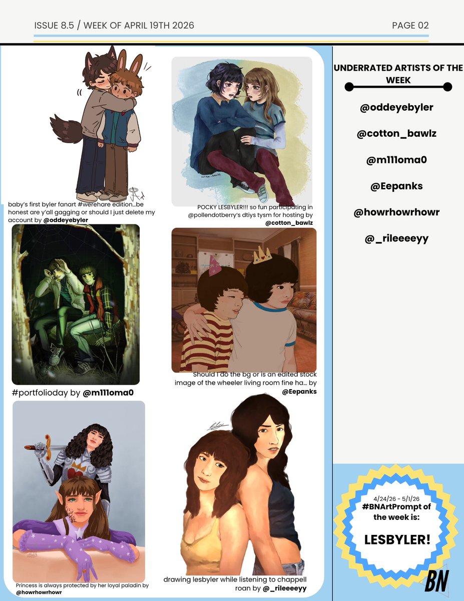 Byler Newsletter tweet media