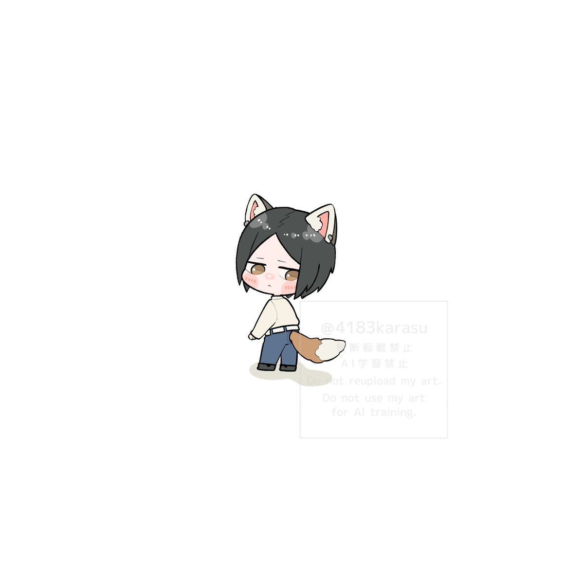 ひいさこ💊🦊※ケモ耳
しっぽで服の裾が上がっちゃうの好き
しっぽ用の穴があいてるパンツも好き