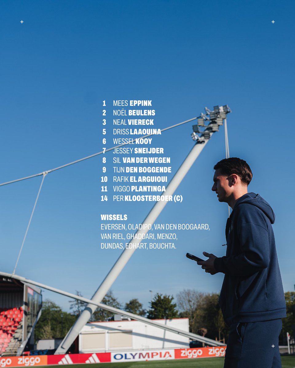 fcutrecht's tweet photo. De laatste van dit seizoen 1️⃣1️⃣

⚔️ Jong Ajax - Jong FC Utrecht
🕰️ 20.00 uur
🏟️ Sportcomplex De Toekomst, Duivendrecht https://t.co/cro3l67CZg