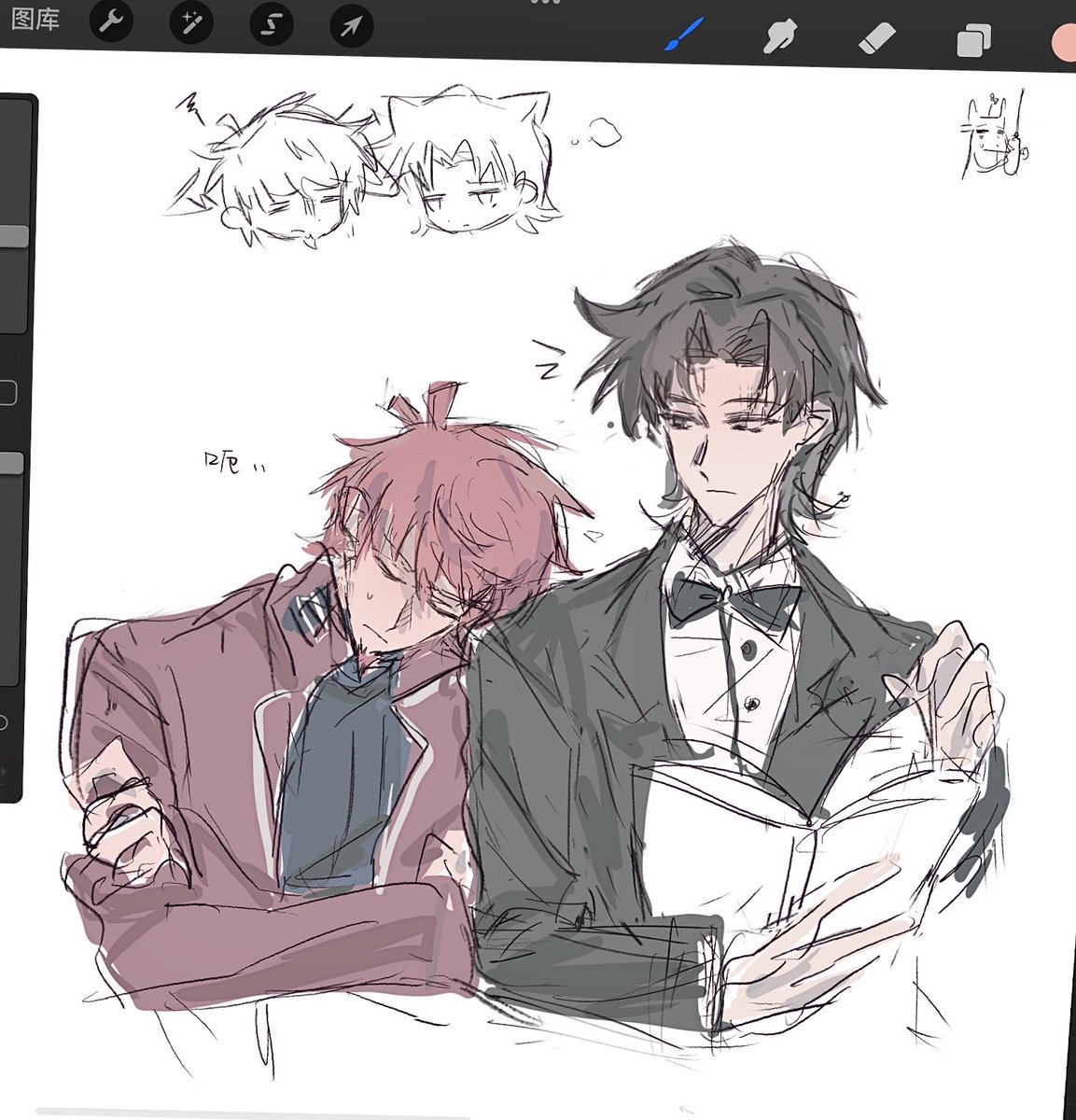 #VincentTheSecretOfMyers #vtsom 
维文。 学生时代的维克多焦虑压力大会做噩梦吧