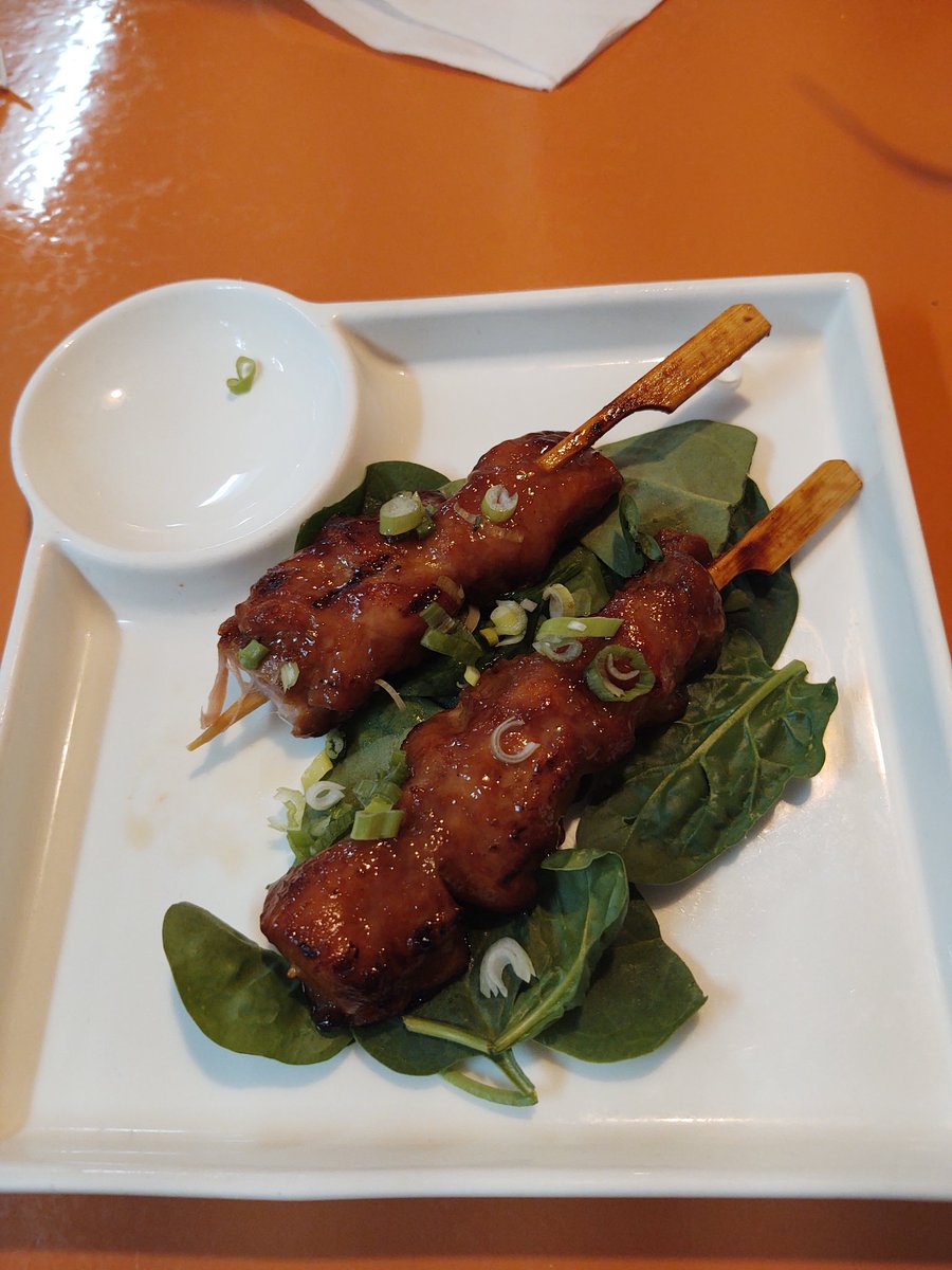 So I tried the chicken yakatori