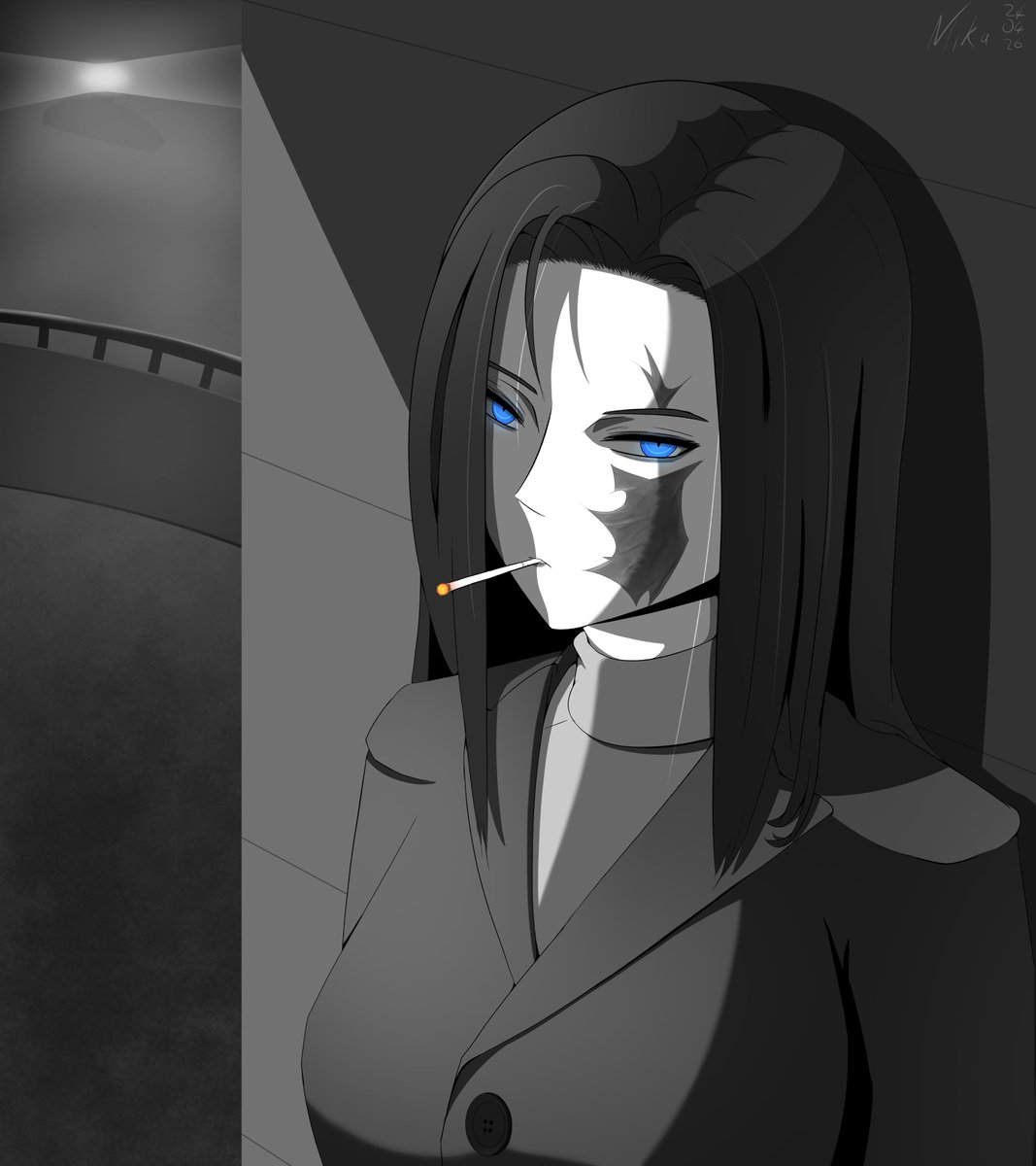 Mika_Kitsu's tweet image. had to draw my character before she fuckin' dies

Lisbeth Carter, Forensic surgeon.

#tabletop #oc #callofcthulhu #art