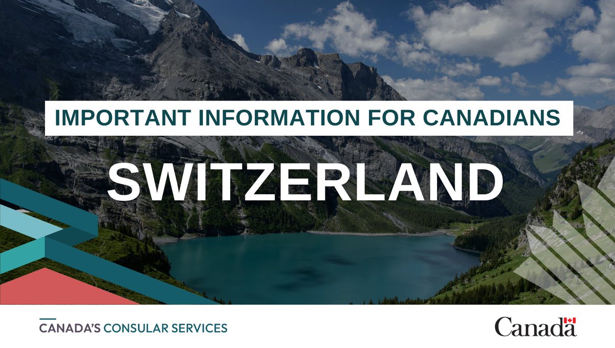 TravelGoC's tweet image. We have just completed a full review of our travel advice and advisories for #Switzerland. For the most accurate and up-to-date information, consult the full page: travel.gc.ca/destinations/s…
