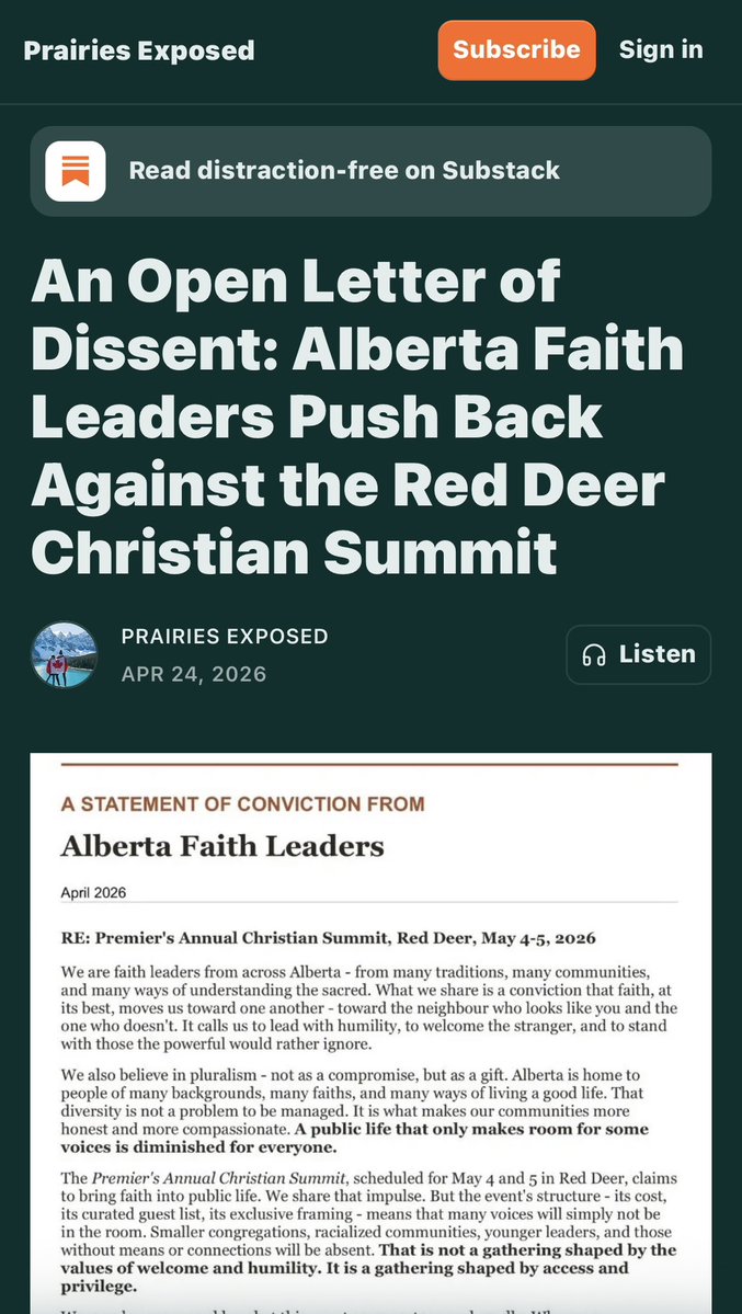 PrairiesExposed's tweet image. 🙏🙏🙏🙏

prairiesexposed.substack.com/p/an-open-lett…

#religion #politics #ucp #grifters #alberta #canada