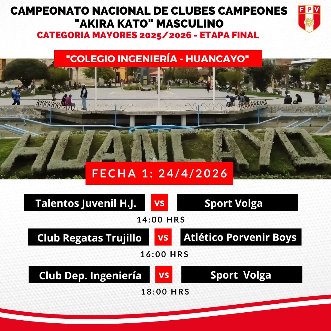 FPV - Federación Peruana de Voleibol tweet media