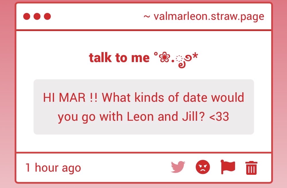mar ⁠♡'s jill & leon!! ˎˊ˗ tweet media