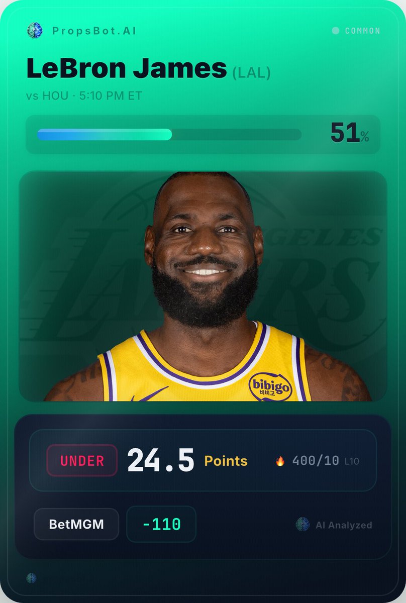 DailyFreePlays's tweet image. 🏀 LEBRON JAMES UNDER 24.5 POINTS TONIGHT!

🔋 Exclusively @Propsbotai

🔗 link.propsbot.ai/cvzDkkUbmRb

#NBA #LeBron #SportsBetting #NBAPlayoffs #PropBets #Lakers​​​​​​​​​​​​​​​​​​​​​​​​​​​​​​​​​​​​​​​​​​​​​​​​​​
#Gamble #Betting #Follow