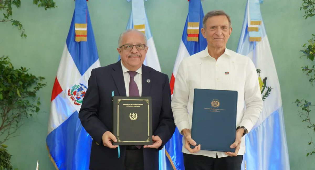 República Dominicana y Guatemala firman acuerdo para impulsar comercio e inversiones eldemocratico.com/republica-domi…